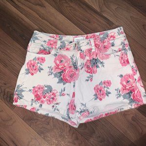 Forever 21 Rose Patterned Shorts